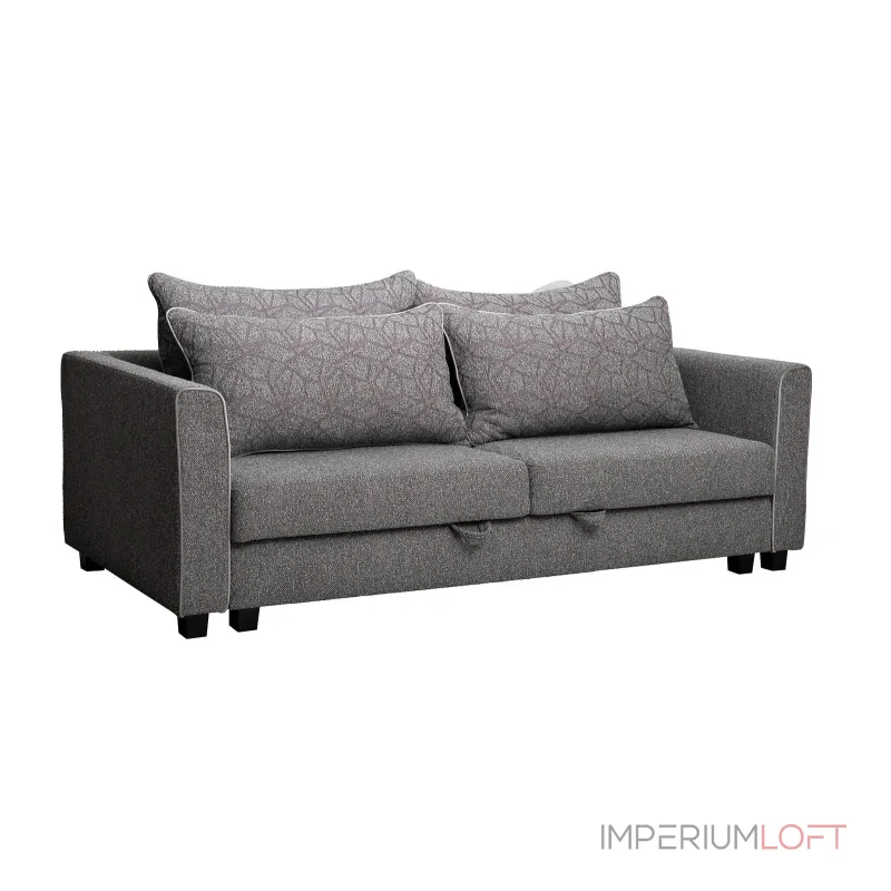 Диван Garda Decor MARCO 2K-СЕРЫЙ-Flona SER+Buta SER+Colton032-SER от ImperiumLoft