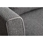 Диван Garda Decor MARCO 2K-СЕРЫЙ-Flona SER+Buta SER+Colton032-SER от ImperiumLoft
