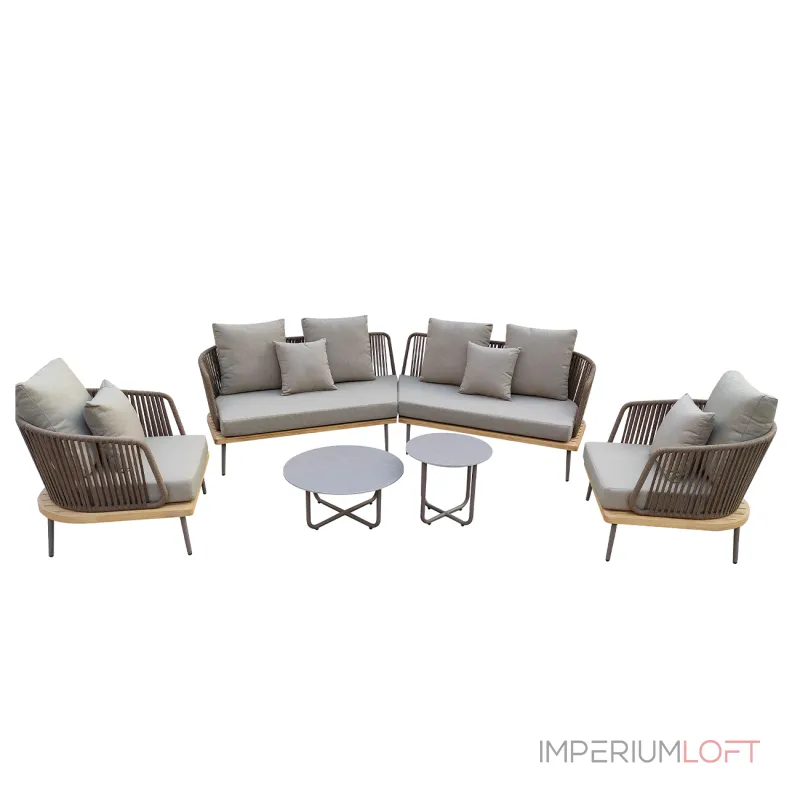 Уличный диван Garda Decor Bayley 129KN-03042 от ImperiumLoft