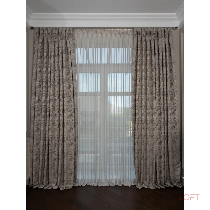 Портьера Garda Decor 121GD-00008/1 от ImperiumLoft