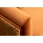 Диван Треви GardaDecor TREVI-230M-Pad32+Lattice ORANG от ImperiumLoft