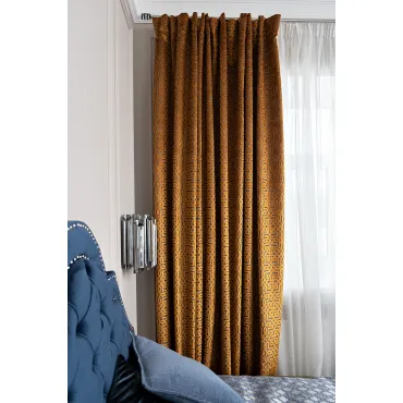 Портьера Garda Decor 121GD-LATTICE-PORT ORANG Портьера Garda Decor 121GD-LATTICE-PORT ORANG