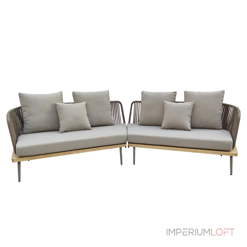 Уличный диван Garda Decor Bayley 129KN-03042 от ImperiumLoft