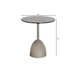 Журнальный стол Август Серый GardaDecor Augustus Gray 57EL-17012 от ImperiumLoft