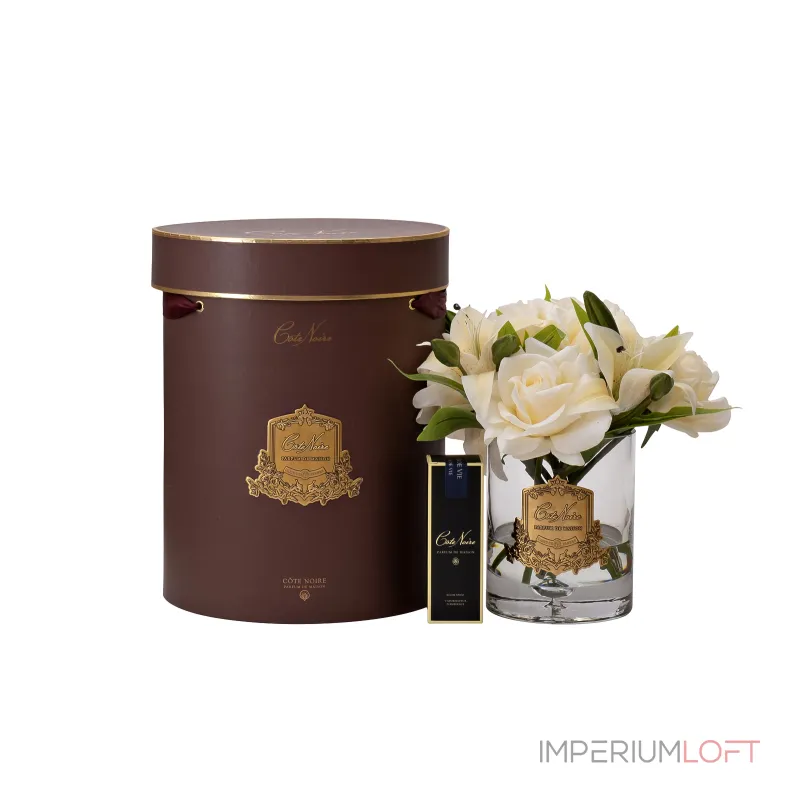Диффузор Розы+Лилии шампань, спрей Живая Вода GardaDecor 96CN-00007 от ImperiumLoft