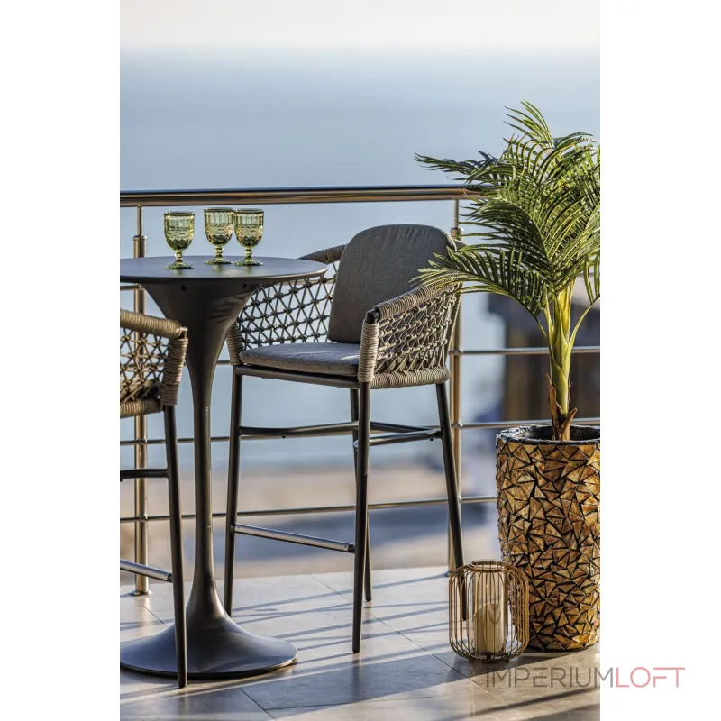 Барный уличный стол "Муза" GardaDecor 39AR-STOL-3041 ANTR от ImperiumLoft Барный уличный стол "Муза" GardaDecor 39AR-STOL-3041 ANTR от ImperiumLoft
