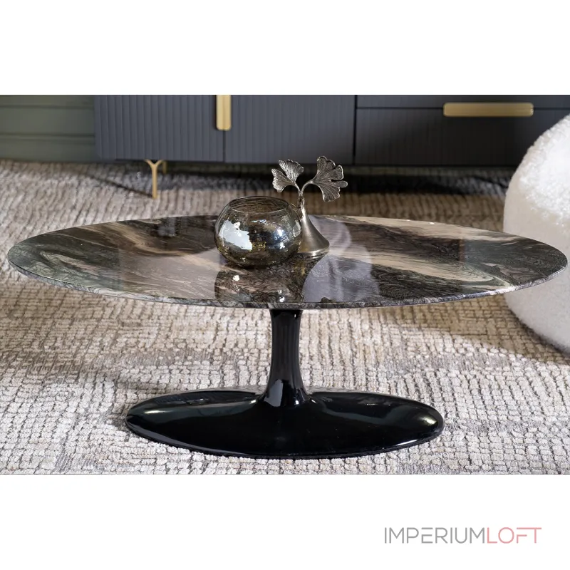 Журнальный стол "Чипполо" GardaDecor 33FS-3076STOL/ZH с фактурной столешницей от ImperiumLoft