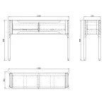 Консоль Гримальди GardaDecor Grimaldi 77IP-GD007-KONS/1 от ImperiumLoft