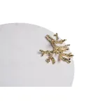 Поднос мраморный с золотым декором Garda Decor 55RD6272 от ImperiumLoft