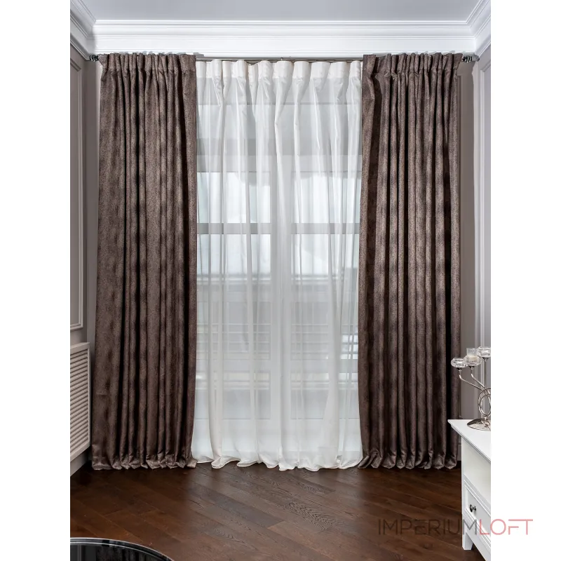 Портьера Garda Decor Fiji kor 121GD-00002 от ImperiumLoft Портьера Garda Decor Fiji kor 121GD-00002 от ImperiumLoft