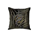 Подушка с бисером, стеклярусом и вышивкой "тропики " Garda Decor 70SW-38056 от ImperiumLoft