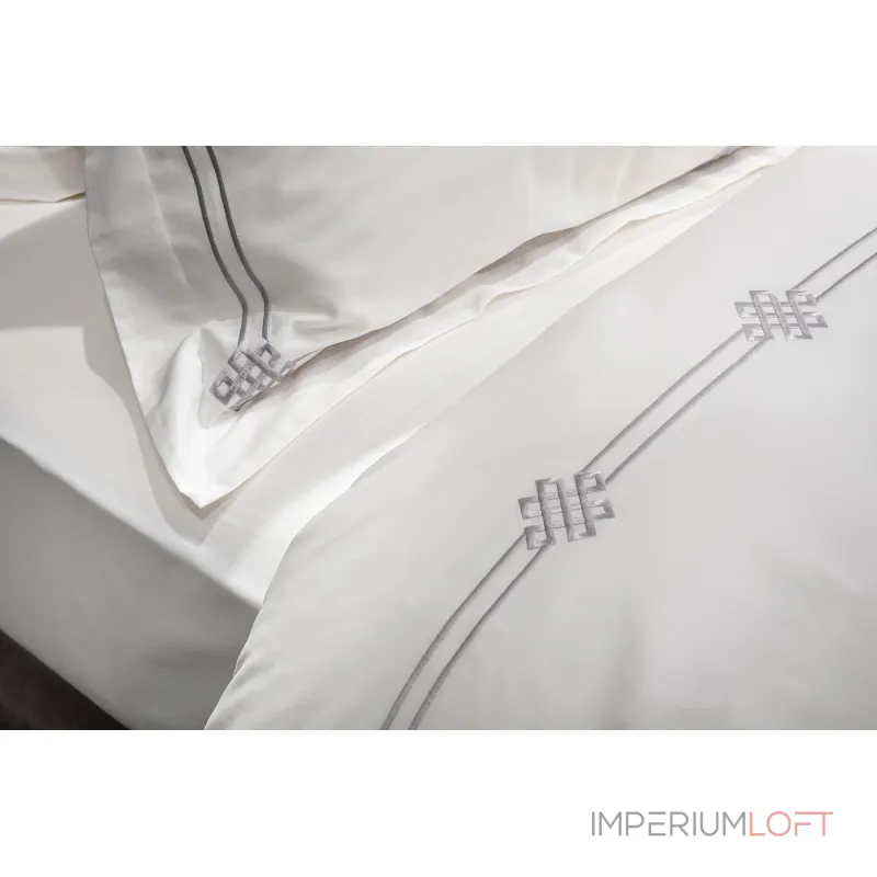 Комплект постельного белья с вышивкой арктик Garda Decor Арктик 175SMR-17501 от ImperiumLoft