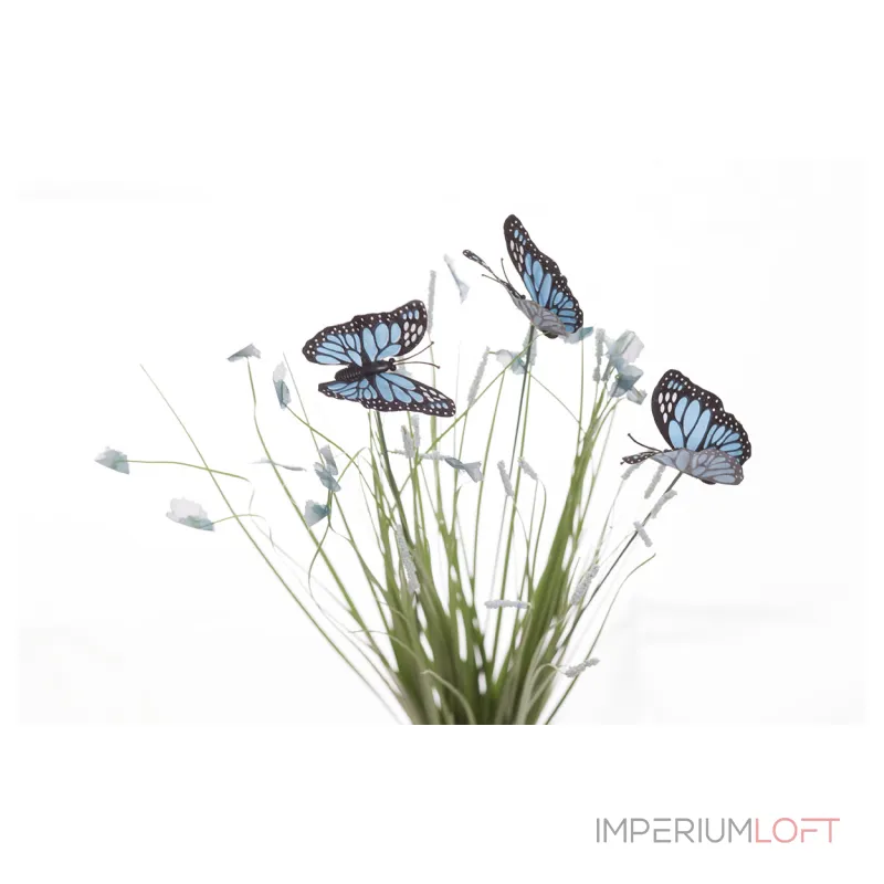 Стебли травы с бабочками GardaDecor 8J-15AB0001 от ImperiumLoft