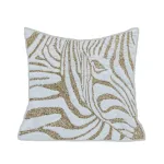 Подушка с бисером 45*45 GardaDecor Зебра 70SW-30310