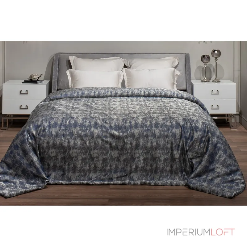 Покрывало синее Garda Decor 121GD-12111 от ImperiumLoft Покрывало синее Garda Decor 121GD-12111 от ImperiumLoft