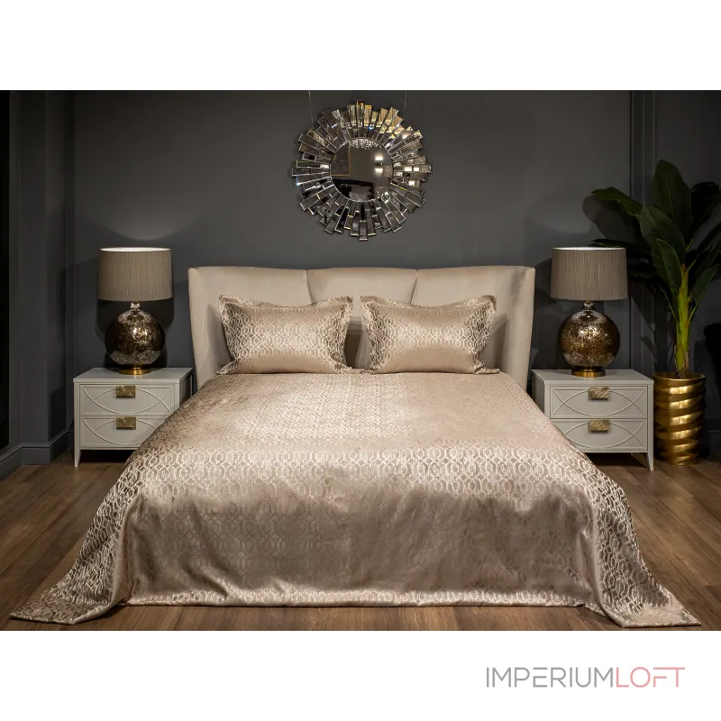 Покрывало бежевое Garda Decor 121GD-H110/220-POKR ED от ImperiumLoft Покрывало бежевое Garda Decor 121GD-H110/220-POKR ED от ImperiumLoft