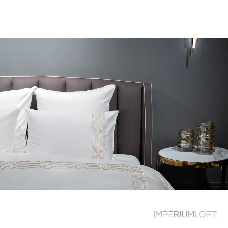 Комплект постельного белья с вышивкой паллада Garda Decor Паллада 175SMR-17505 от ImperiumLoft