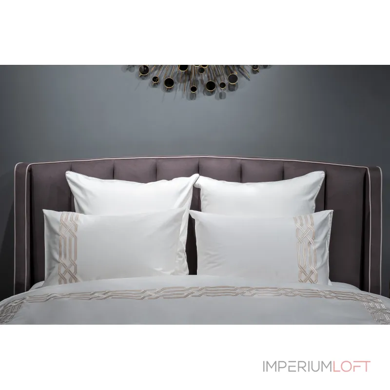 Комплект постельного белья с вышивкой паллада Garda Decor Паллада 175SMR-17505 от ImperiumLoft