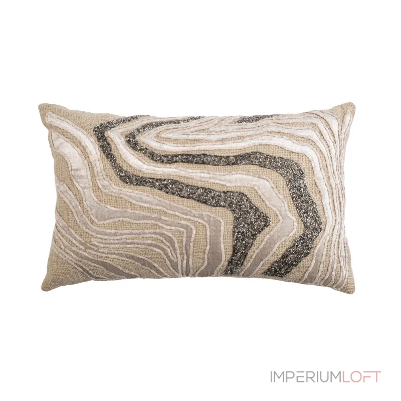 Подушка с бисером "мрамор" Garda Decor 70SW-20288 от ImperiumLoft