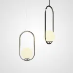 Подвесной светильник Matthew McCormick hoop 40 Silver MILA Pendant от ImperiumLoft