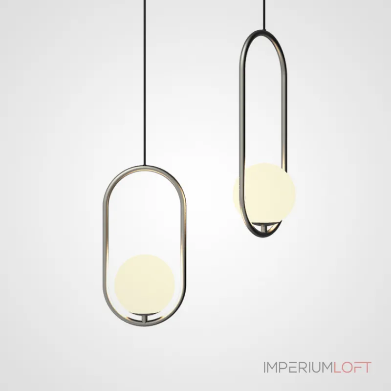 Подвесной светильник Matthew McCormick hoop 40 Silver MILA Pendant от ImperiumLoft