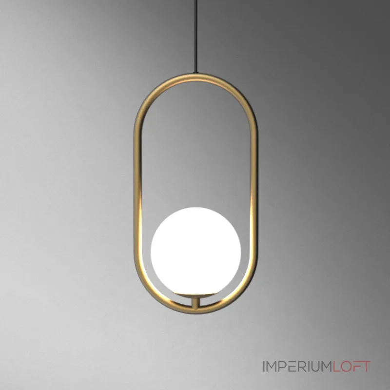 Подвесной светильник Matthew McCormick hoop 40 Silver MILA Pendant от ImperiumLoft