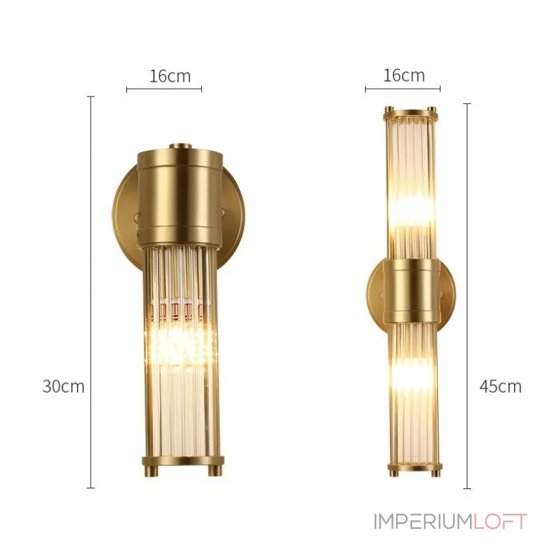 Бра Imperium Collection Claridges 123209-01 Brass от ImperiumLoft