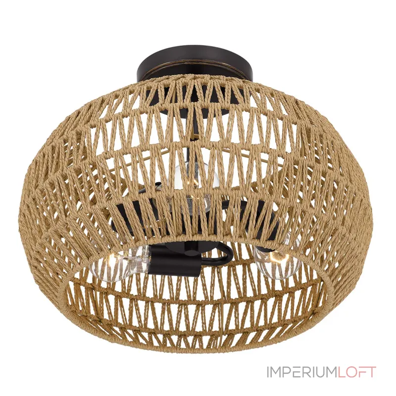 Потолочный светильник Quoizel Casablanca QZ-CASABLANCA-3SF-PBZ от ImperiumLoft