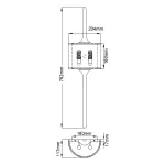 Бра для ванных комнат Kichler Mona KL-MONA-L-CLP от ImperiumLoft