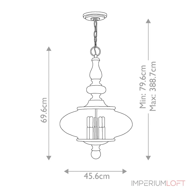 Люстра Hinkley Wexley HK-WEXLEY-5P-HB от ImperiumLoft