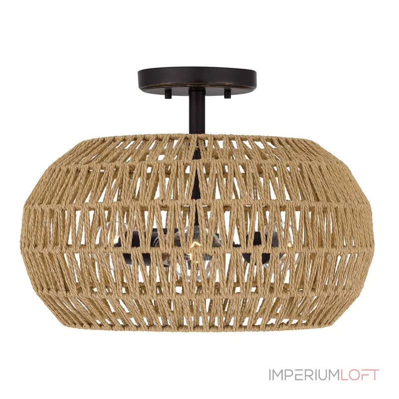 Потолочный светильник Quoizel Casablanca QZ-CASABLANCA-3SF-PBZ от ImperiumLoft