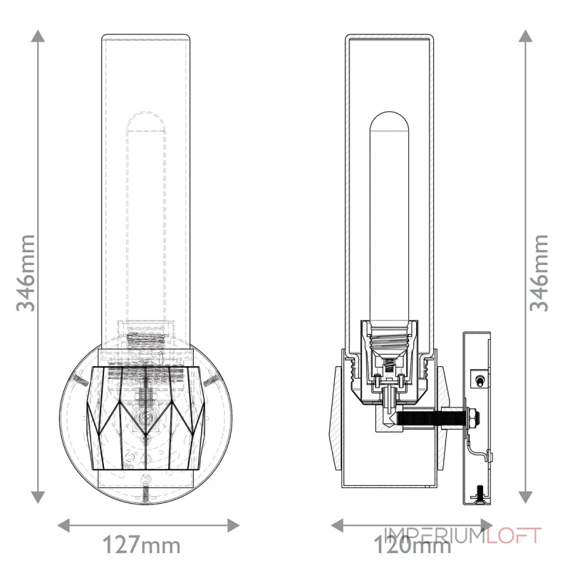 Бра для ванных комнат Hinkley Ellison HK-ELLISON1-BK-HB от ImperiumLoft Бра для ванных комнат Hinkley Ellison HK-ELLISON1-BK-HB от ImperiumLoft