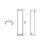 Фонарный столб Natural Concepts Dwell NC-003121-80-SB от ImperiumLoft