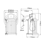Бра Quoizel Riggs QZ-RIGGS1-BATH-WS от ImperiumLoft