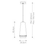 Подвесной светильник Feiss Carter FE-CARTER-P-A-MW от ImperiumLoft