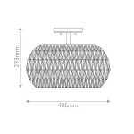 Потолочный светильник Quoizel Casablanca QZ-CASABLANCA-3SF-PBZ от ImperiumLoft