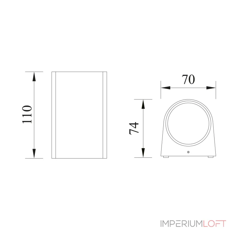 Настенный фонарь Natural Concepts Dwell NC-013332-SB от ImperiumLoft