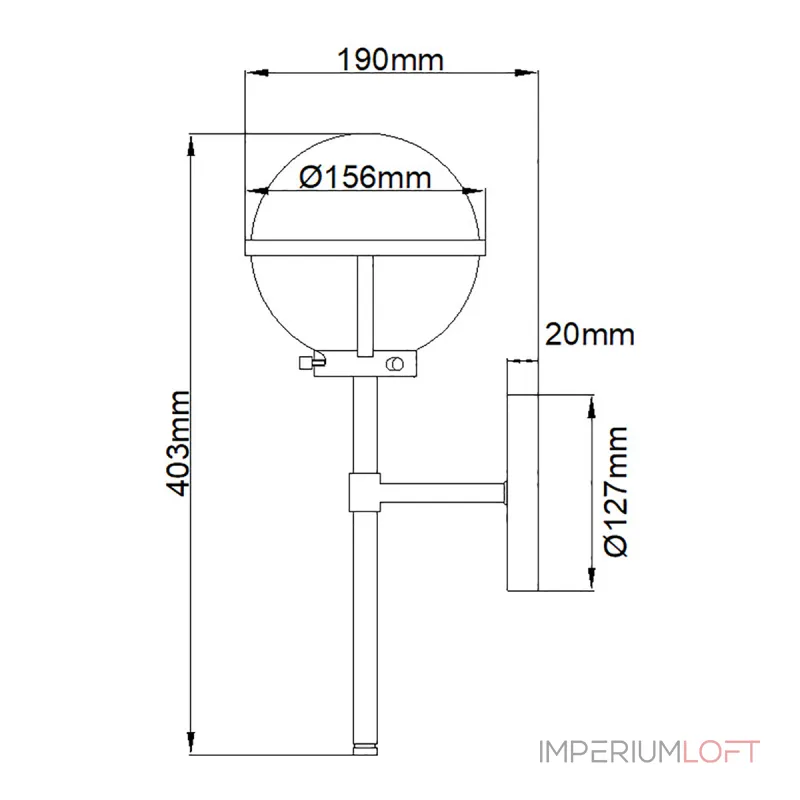 Бра для ванных комнат Hinkley Hollis HK-HOLLIS1-O-HB-BATH от ImperiumLoft