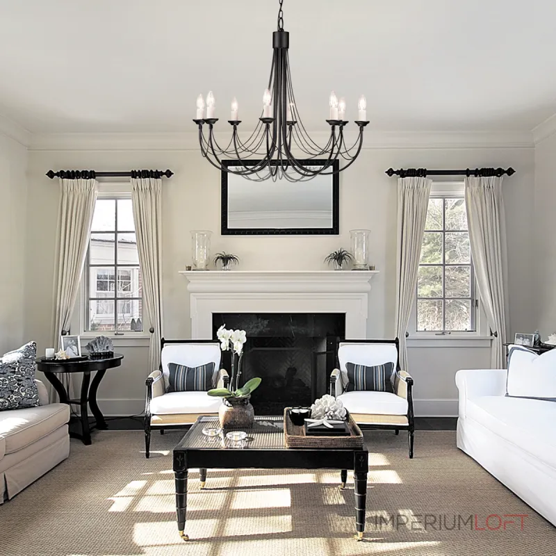 Люстра Elstead Lighting Carisbrooke CB8-BLACK от ImperiumLoft Люстра Elstead Lighting Carisbrooke CB8-BLACK от ImperiumLoft