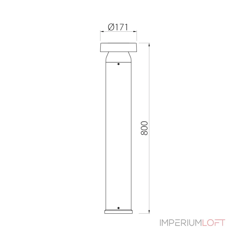 Фонарный столб Natural Concepts Dwell NC-223243-80-SB от ImperiumLoft
