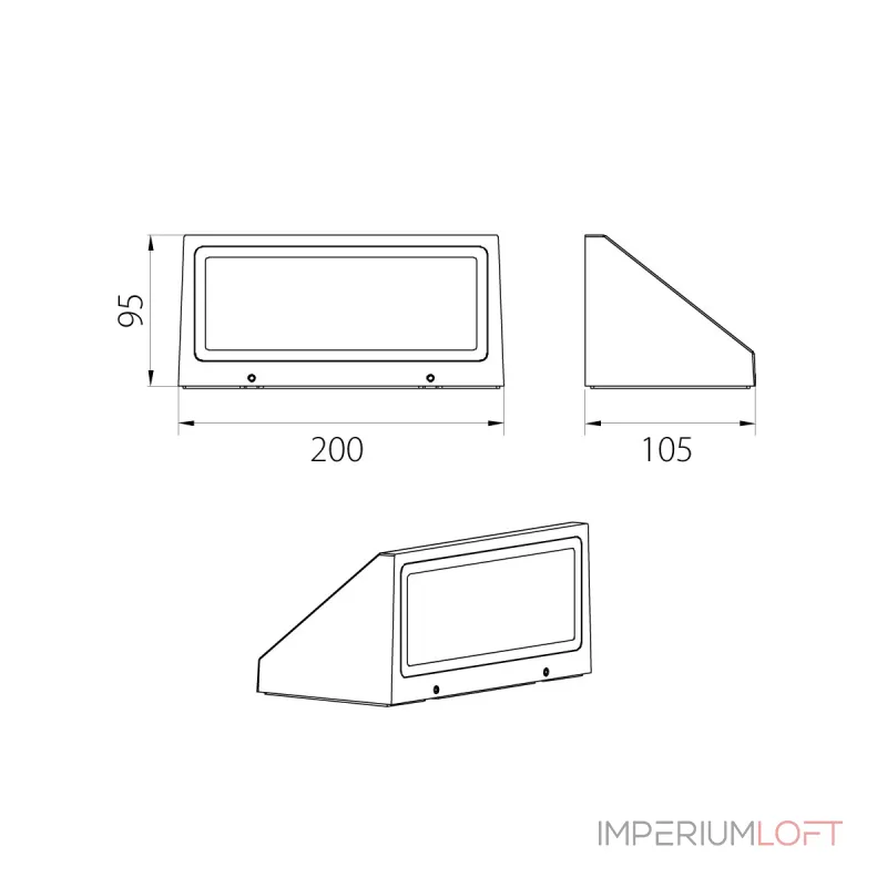 Настенный фонарь Natural Concepts Dwell NC-003054-SB от ImperiumLoft