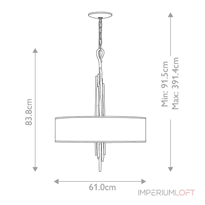 Люстра Hinkley Spyre HK-SPYRE6P-MMB от ImperiumLoft
