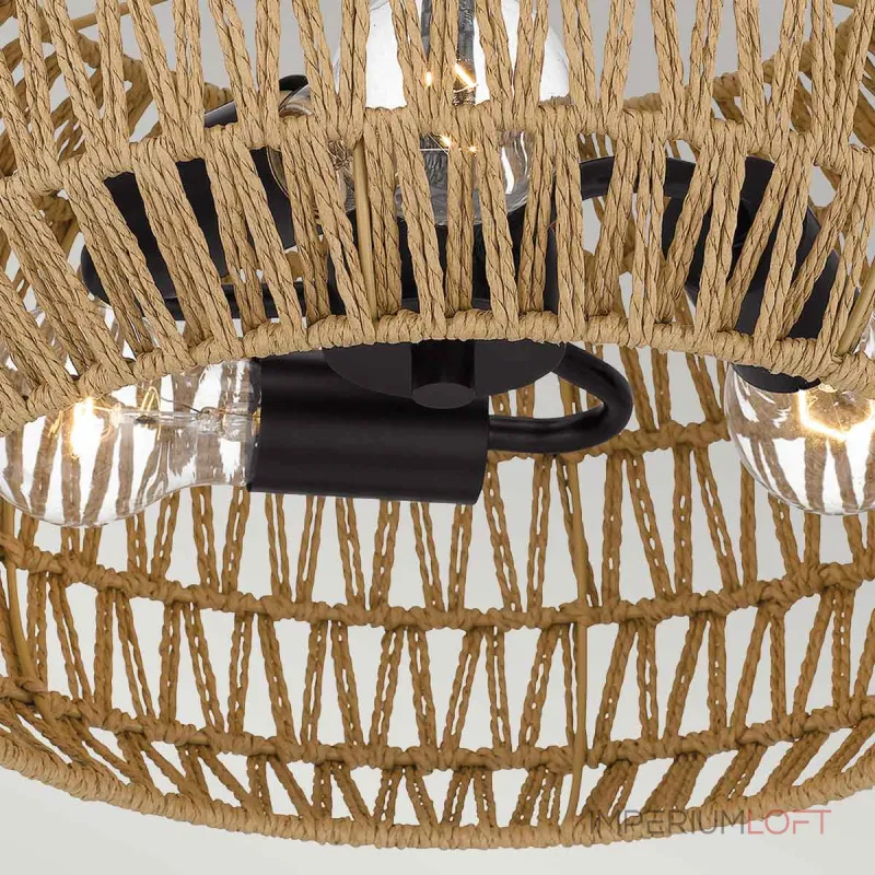 Потолочный светильник Quoizel Casablanca QZ-CASABLANCA-3SF-PBZ от ImperiumLoft