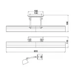 Светильник для картин Elstead Lighting Chawton CHAWTON-PLL-AB от ImperiumLoft