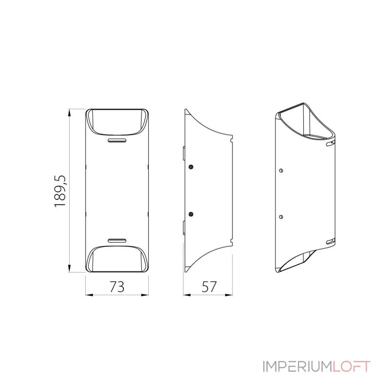Настенный фонарь Natural Concepts Dwell NC-003063-DG от ImperiumLoft Настенный фонарь Natural Concepts Dwell NC-003063-DG от ImperiumLoft