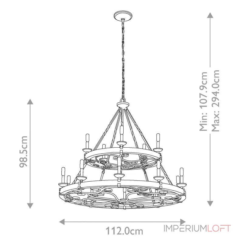 Люстра Kichler Taulbee KL-TAULBEE15 от ImperiumLoft