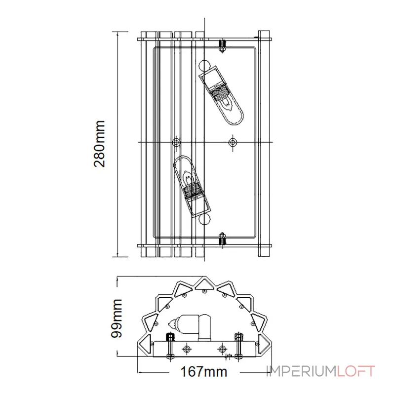 Бра Kichler Crystal skye KL-CRYSTAL-SKYE2 от ImperiumLoft