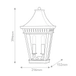 Настенный фонарь Hinkley Chapel hill HK-CHAPEL-HILL7-MB от ImperiumLoft