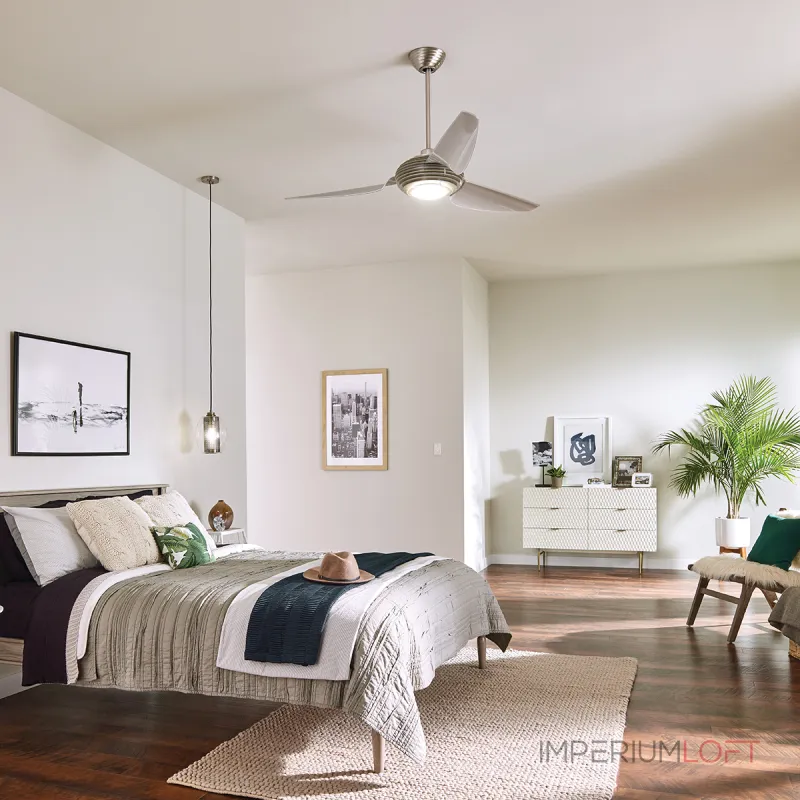 Люстра-вентилятор Kichler Voya KLF-VOYA-60-BS от ImperiumLoft