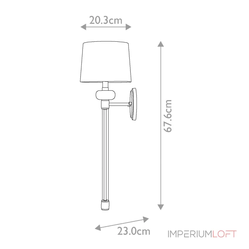 Бра Quoizel Barbour QZ-BARBOUR1-PN от ImperiumLoft Бра Quoizel Barbour QZ-BARBOUR1-PN от ImperiumLoft